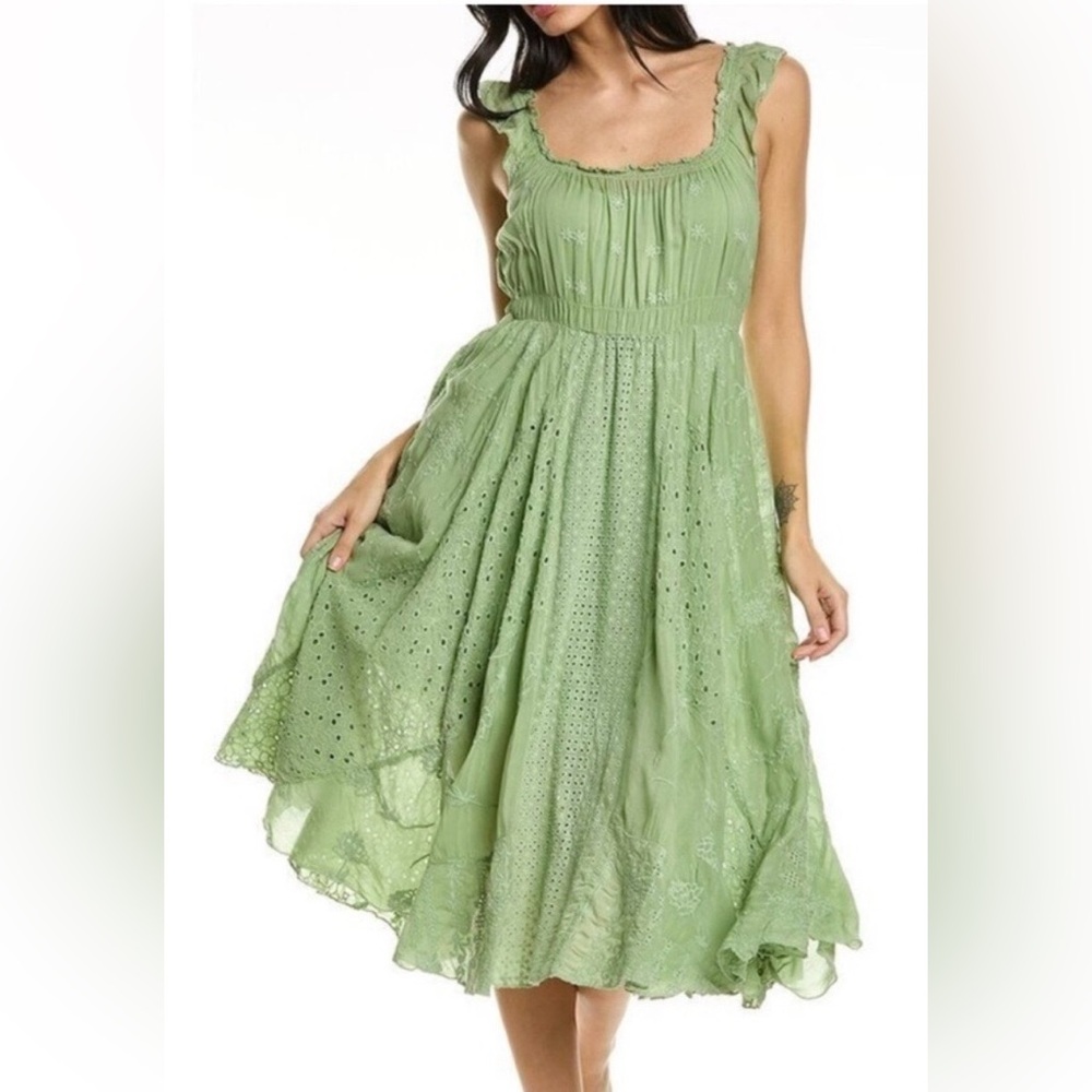 Johnny Was SIREN DRESS $515 and BAEZ SALACIA KIMONO $335 SOLD AS SET- 2 Pieces